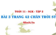 Bài 3 trang 42 Toán 11 Tập 2 Chân trời sáng tạo